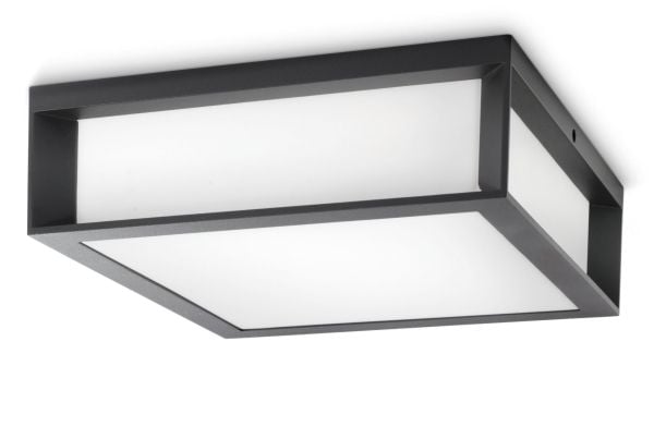 Philips EcoMoods Utomhusbelysning, Taklampa utomhus, Antracit, Aluminium, IP44, Entré, II