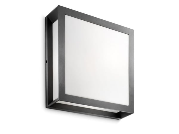 Philips EcoMoods Utendørs lysarmaturer, Taklys, Antrasitt, Aluminium, IP44, Inngang, II