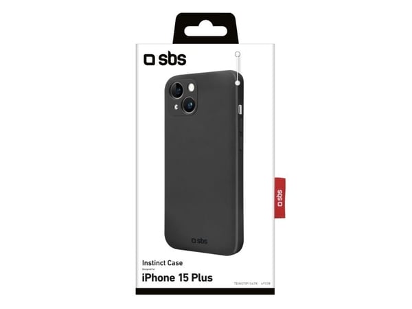SBS TEINSTIP1567K, Etui, Apple, iPhone 15 Plus, 17 cm (6.7"), Svart