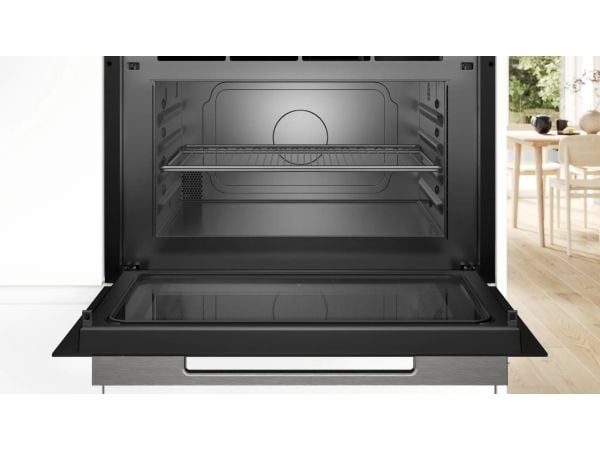 Bosch Serie 8 CEG732XB1, Innebygget, Grill mikrobølge, 36 l, 1000 W, Berøringskontroll, Sort