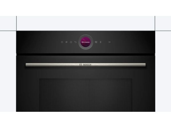 Bosch Serie 8 CEG732XB1, Innebygget, Grill mikrobølge, 36 l, 1000 W, Berøringskontroll, Sort