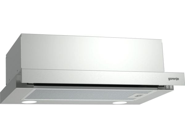 Gorenje BHP523E10X - Panser - teleskopisk - bredde: 50 cm - dybde: 30.5 cm - uttrekking og resirkulering - rustfritt stål
