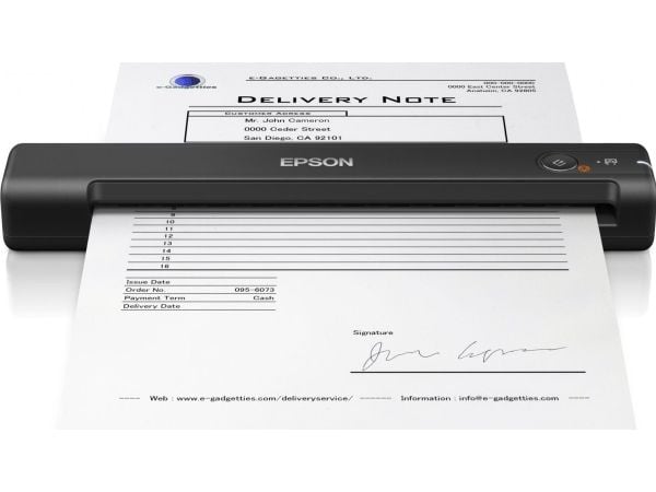 Epson WorkForce ES-50, 600 x 600 DPI, 48 bit, 24 bit, 16 bit, 8 bit, 5,5 sek/side
