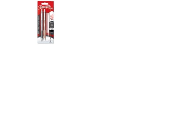 Sharpie 2162643, Uttrekkbar gelépenn, Sort, Kromfarget, Grå, Rosegull, Metall, Medium, Rund