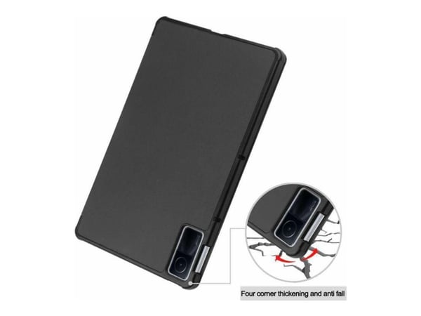 CoreParts - Lommebok for nettbrett - tri-fold caster, with auto-wake function - polyuretanlær - svart - for Xiaomi Redmi Pad
