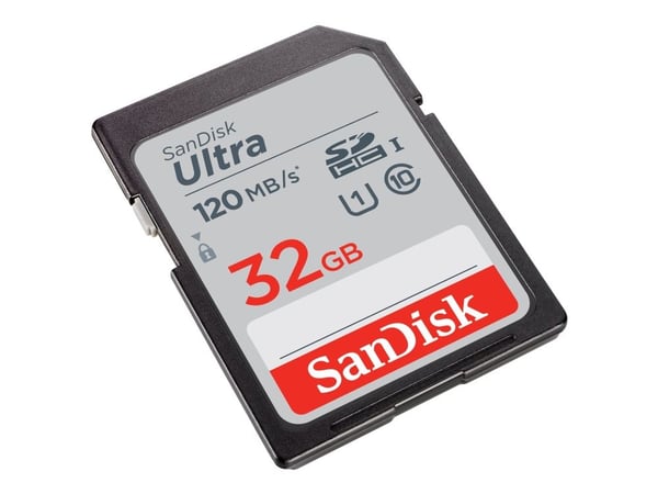 SanDisk Ultra - Flashminnekort - 32 GB - UHS-I U1 / Class10 - SDHC UHS-I