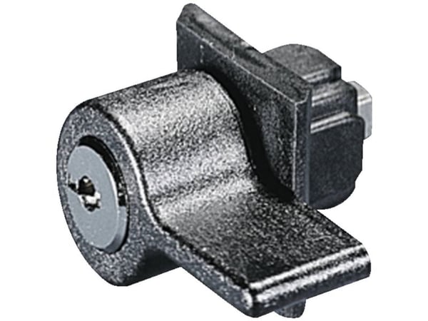 Rittal 2576.000, Sähkökotelon lukko, Ruuvi, Musta, Metalli, Muovi, 60 g
