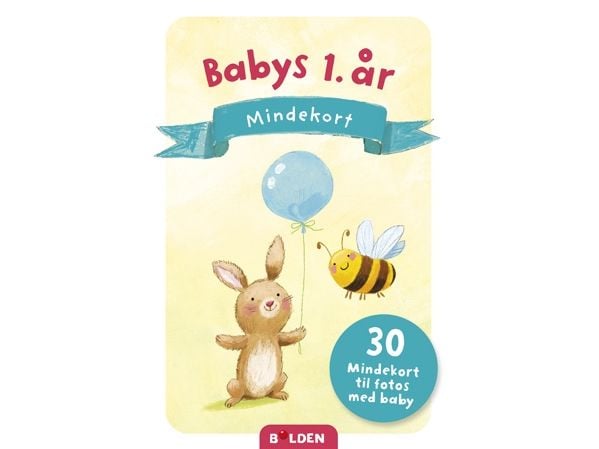 Babyens første år – minnekort | Språk: Dansk