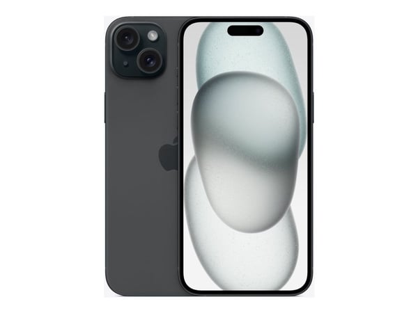 Apple iPhone 15 Plus - 5G smartphone - dobbelt-SIM / Internminne 256 GB - OLED-display - 6.7" - 2796 x 1290 pixels - 2x bakkameraer 48 MP, 12 MP - ...