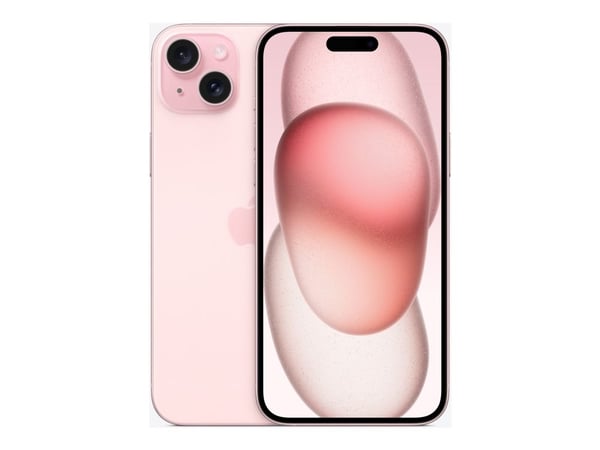 Apple iPhone 15 Plus - 5G smartphone - dobbelt-SIM / Internminne 256 GB - OLED-display - 6.7" - 2796 x 1290 pixels - 2x bakkameraer 48 MP, 12 MP - ...