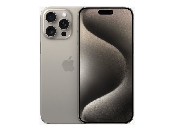 Apple iPhone 15 Pro Max - 5G smartphone - dobbelt-SIM / Internminne 512 GB - OLED-display - 6.7" - 2796 x 1290 pixels (120 Hz) - 3x bakkamera 48 MP...