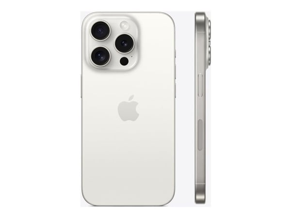 Apple iPhone 15 Pro - 5G smartphone - dobbelt-SIM / Internminne 256 GB - OLED-display - 6.1" - 2556 x 1179 piksler (120 Hz) - 3x bakkamera 48 MP, 1...