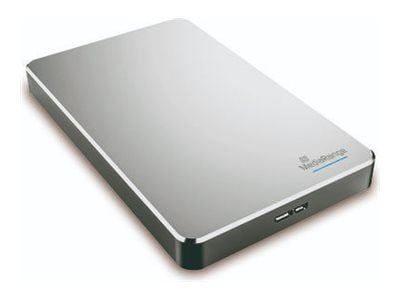 MediaRange HDD Ulkoinen 2TB USB 3.0 -kiintolevy, 2TB, hopea