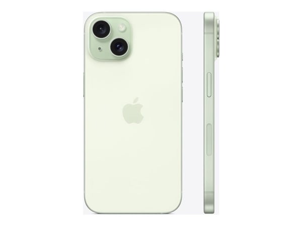 Apple iPhone 15 - 5G smartphone - dobbelt-SIM / Internminne 512 GB - OLED-display - 6.1" - 2556 x 1179 piksler - 2x bakkameraer 48 MP, 12 MP - fron...