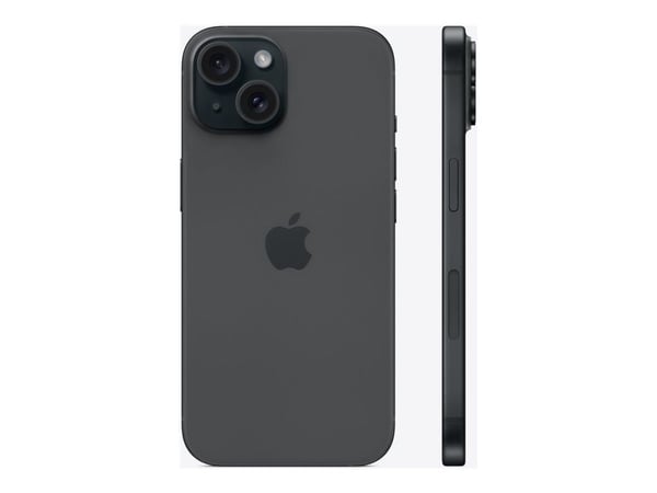Apple iPhone 15 - 5G smartphone - dobbelt-SIM / Internminne 128 GB - OLED-display - 6.1" - 2556 x 1179 piksler - 2x bakkameraer 48 MP, 12 MP - fron...