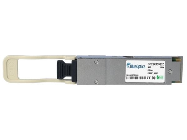 BlueOptics BO25K859S2D, Fiber optisk, 40000 Mbit/s, QSFP, MTP/MPO, SR4, 150 m