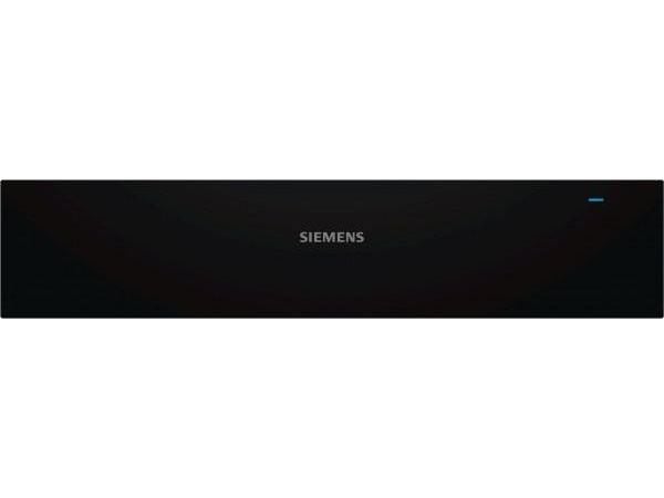 Siemens iQ500 BI510CNR0 - Oppvarmingsskuff - innebygd - fordypning - bredde: 56 cm - dybde: 55 cm - høyde: 14 cm - svart/rustfritt stål