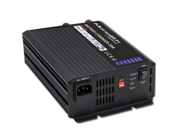 Qoltec Monolith - Batterilader - AC 180-260 V