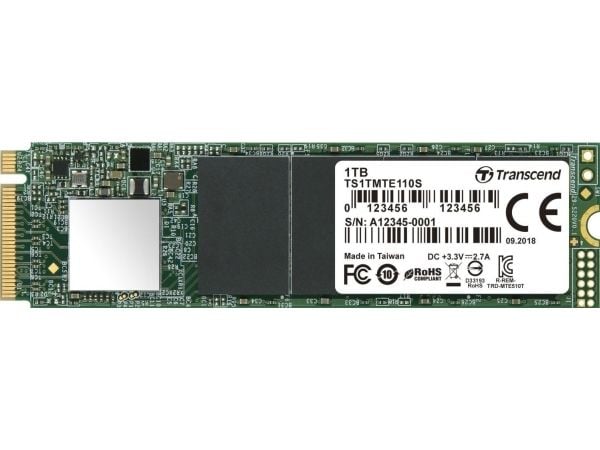 Transcend 110S, 2000 GB, M.2, 1700 MB/s, 2400 Gbit/s