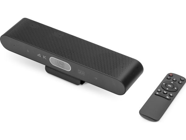 DIGITUS - Alt-i-ett-videobar - svart - power adapter included