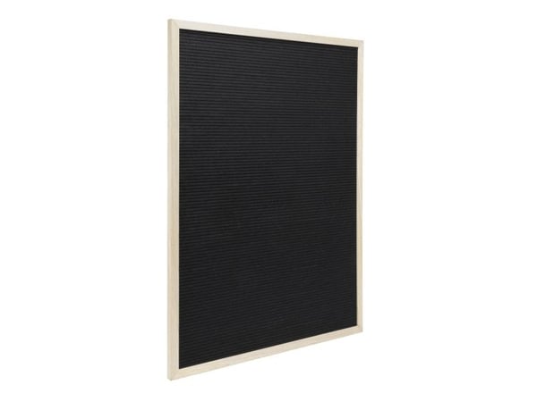 Securit® bogstavtavle til væg teakramme 60x80 cm