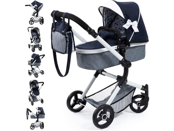 Bayer dukkevogn Combi Neo Vario blå 18481AB
