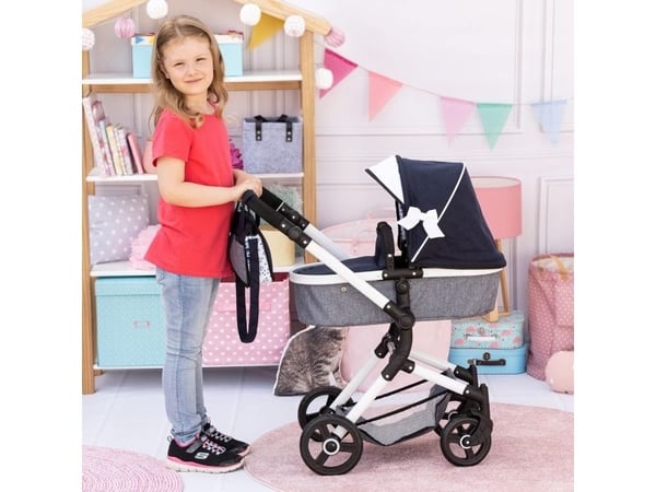 Bayer dockvagn Combi Neo Vario blå 18481AB