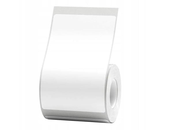 Niimbot termiske etiketter 50×80 mm, 95 stk (hvit)