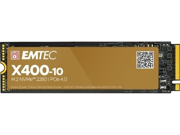 EMTEC Power Pro X400-10 - SSD - 4 TB - intern - M.2 2280 - PCIe 4.0 x4 (NVMe)