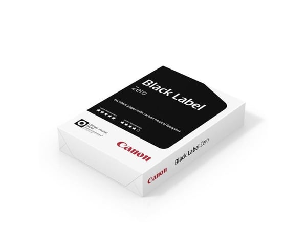 Canon Black Label Zero FSC, Laser-/Inkjet-utskrift, A4 (210x297 mm), 500 ark, 80 g/m², Hvit, 107 µm