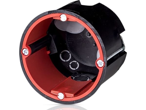 ftronic brand-/brandskyddsbox Ø68 mm d62 mm med kabel- och rörgenomföringar BS3700