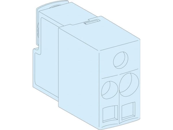 Schneider Electric anslutningsblock 12x 6mm2 10mm2 PowerClip LVS04151