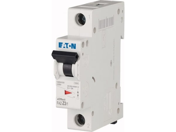 Eaton överströmbrytare 1P Z 3A 15kA AC FAZ-Z3/1 278621