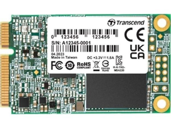 Transcend 220S, 128 GB, mSATA, 560 MB/s, 6 Gbit/s