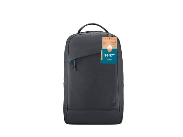 Mobilis Trendy - Notebookryggsekk - 35 % resirkulert - 17" - svart