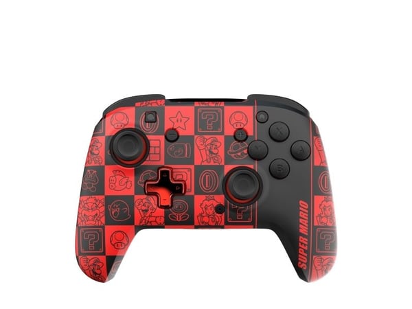 PDP Rematch Glow - Håndkonsoll - trådløs - super icon - for Nintendo Switch, Nintendo Switch OLED, Nintendo Switch Lite