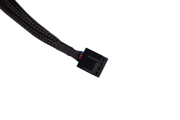 Alphacool Y-splitter 4-pins til 2x 4-pinners PWM 60cm - svart