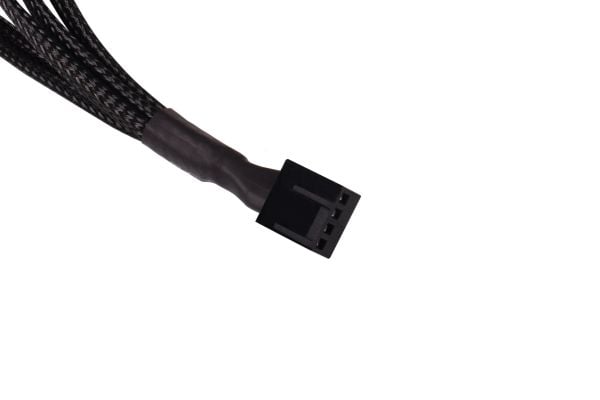 Alphacool Y-splitter 4-pinners til 4x 4-pinners PWM 15cm - svart