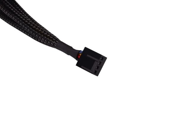Alphacool Y-splitter 4-pins til 3x 4-pinners PWM 30cm - svart