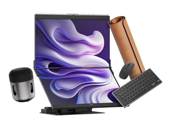 Mobile Pixels Geminos - Kaksois-LCD-monitori - 24" - 1920 x 1080 Full HD (1080p) @ 60 Hz - IPS - 250 cd/m² - 1000:1 - 2xHDMI, 2xUSB-C - kaiuttimet ...