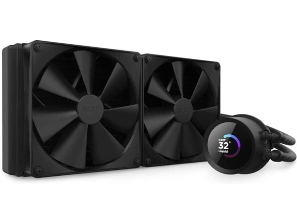 NZXT Kraken 280 - Væskekjølesystem for prosessor - med LCD-skjerm - (for: LGA115x Socket, LGA1200, LGA1700, AM4, AM5, sTRX4, TR4) - kobber - 140 mm...