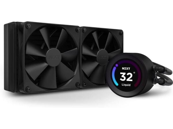 NZXT Kraken Elite 240 - Væskekjølesystem for prosessor - med LCD-skjerm - (for: LGA115x Socket, LGA1200, LGA1700, AM4, AM5, sTRX4, TR4) - kobber - ...