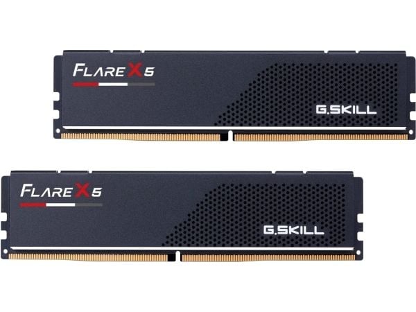 G.Skill Flare X5 - DDR5 - sett - 48 GB: 2 x 24 GB - DIMM 288-pin lav profil - 6000 MHz / PC5-48000 - CL40 - 1.35 V - ikke-bufret - on-die ECC - mat...