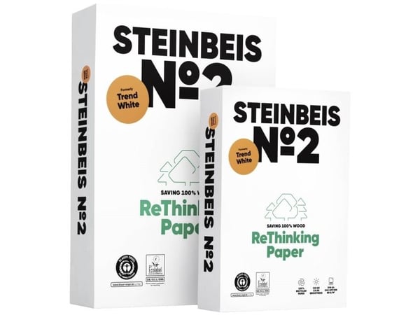 STEINBEIS No. 2 99779554 universelt skriverpapir/kontorpapir DIN A4 80 g/m² 500 ark hvit