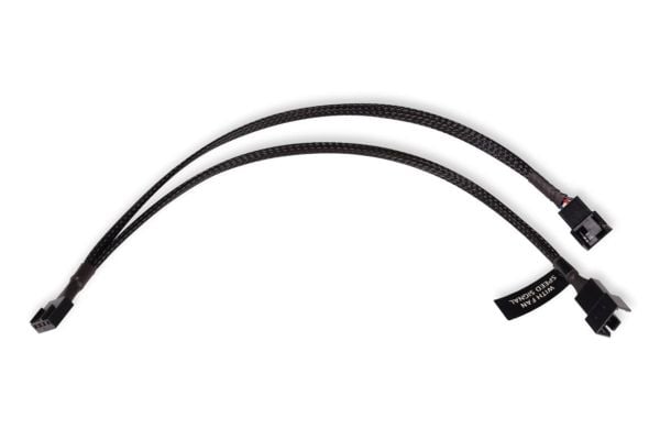Alphacool Y-jakaja 4-nastainen 2x 4-nastaiseen PWM 30cm - musta