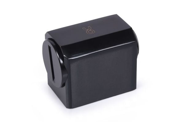 Alphacool lavprofiladapter 90 grader G1/4 tommer AG til G1/4 tommer IG - roterbar - svart