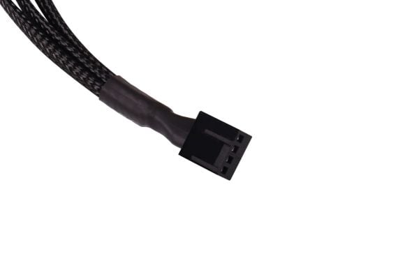 Alphacool Y-splitter 4-pins til 3x 4-pinners PWM 60cm - svart