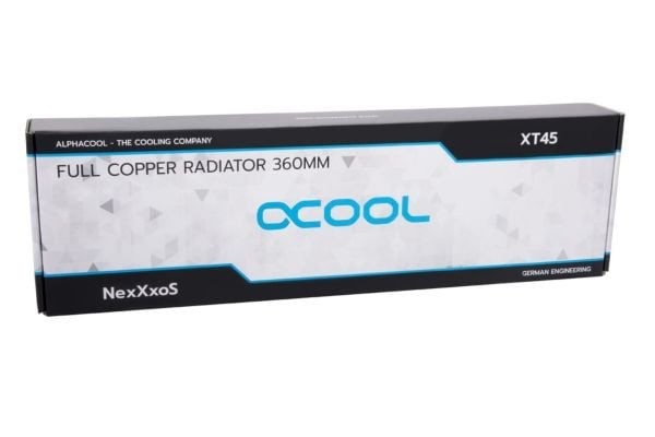 Alphacool 14389, Radiator, Kopper, Stål, Sort, 1/4", 60 °C, 1,5 stang