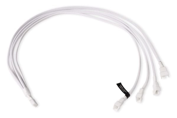 Alphacool Y-jakaja 4-nastainen 4x 4-nastaiseen PWM 60cm - valkoinen