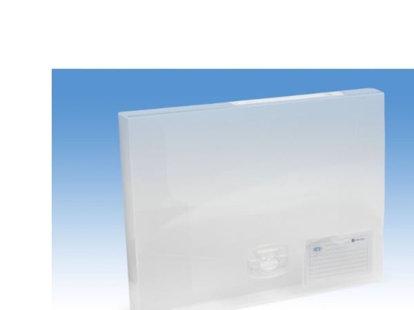 Rexel ICE - Dokumentmappe - for A4 Plus (210 x 330 mm) - kapasitet: 400 ark - klar transparent